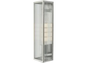 5035128647917 - Dar Lighting - dar keegan - Laterne Wandleuchte aus poliertem Edelstahl IP44 1x E27