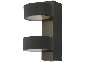 5035128653321 - Dar Lighting - dar bohdan - Wandleuchte 2 Kreis Anthrazit IP65 led
