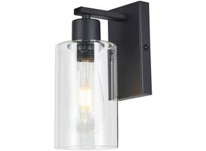 5035128677822 - Dar Lighting - dar miu - Wandleuchte Matt Black Glass