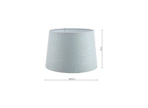 5035128689078 - Laura Ashley Bacall Linen Empire Drum Shade Duck Egg Blue 40 cm 16 Zoll