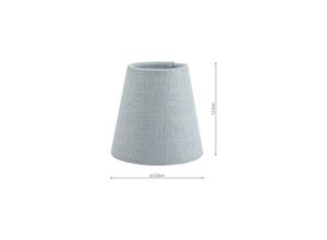 5035128689085 - Laura Ashley Bacall Linen Empire Drum Shade Duck Egg Blue 125 cm 5 Zoll