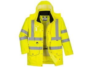 5036108154173 - 7 in 1 Warnschutz-Traffic-Jacke s - Gelb - Portwest