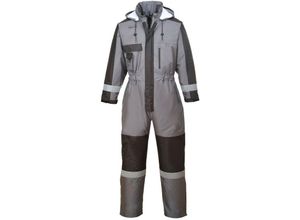 5036108217397 - Herren Winter Arbeitsoverall -40 °c Kälteschutz Grau l - Grau - Portwest