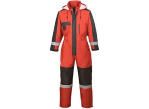 5036108217441 - Herren Winter Arbeitsoverall -40 °c Kälteschutz Rot l - Rot - Portwest