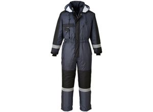 5036108259915 - Herren Winter Arbeitsoverall -40 °c Kälteschutz Blau l - Blau - Portwest