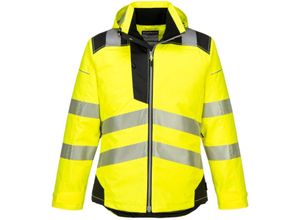 5036108288793 - Warnschutz-Regenjacke mit Kapuze orange l - Orange - Portwest