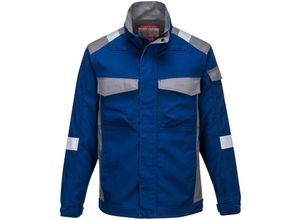 5036108309016 - Multinorm Arbeitsjacke Bizflame Blau l - Blau - Portwest