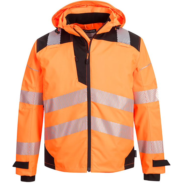 5036108317356 - PW3 Extreme Warnschutzregenjacke 100 % Polyester EN ISO 2047