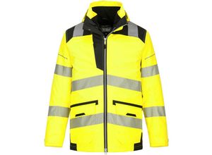 5036108355037 - Warnschutzjacke 5-in-1 mit 10 Taschen Gelb M - Gelb