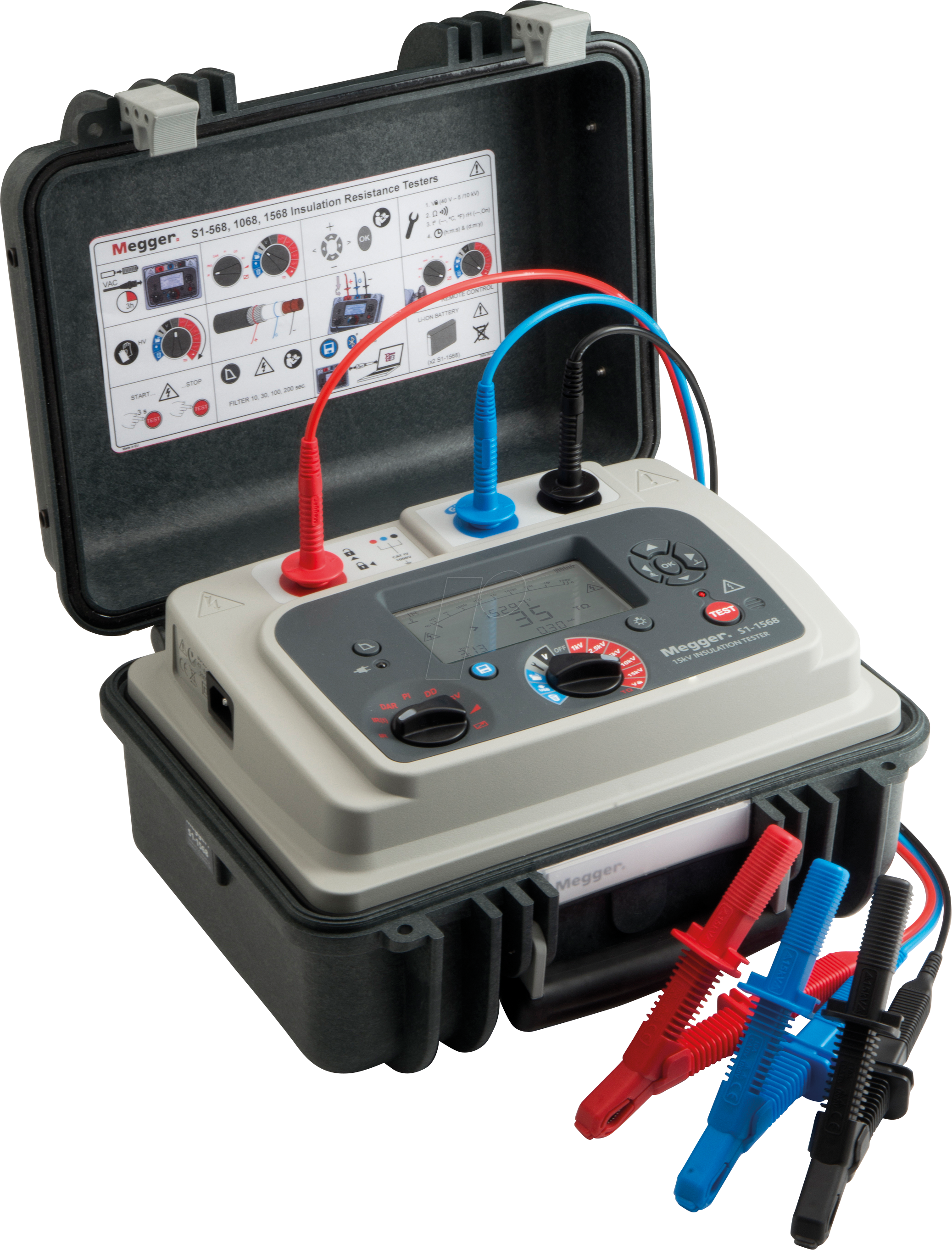5036175226322 - 1002-893 - Isolationsmessgerät S1-1568 EU 15kV