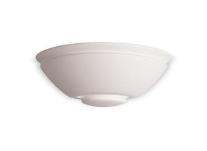 5036797116117 - Firstlight Ceramic - 1 heller keramischer Innenwand-Uplighter - 100 w unglasiert E27