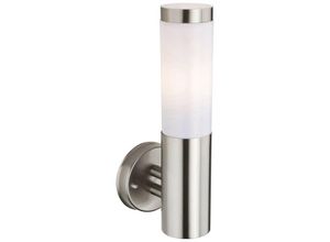 5036797144912 - Firstlight Products - Firstlight Plaza - 1 Licht Wandleuchte Edelstahl IP44 E27