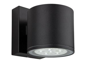 5036797145384 - Firstlight Products - Firstlight Vegas - led 6 Light Single Wall Light Schwarz IP44