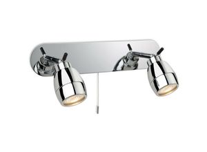 5036797147012 - Firstlight Products - Firstlight Marine - 2 Lichtscheinwerfer Bar Switched Badezimmer Deckenleuchte Chrom IP44 GU10