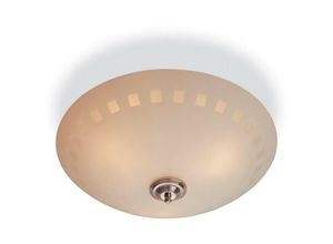 5036797148408 - Firstlight Products - Firstlight Daisy - 3 Light Semi Flush Deckenleuchte Opalglas Dekorationsmuster E14