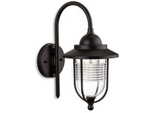 5036797148897 - Firstlight Products - Firstlight Oregon - 1 leichte Außenwandlaterne schwarz IP44 E27