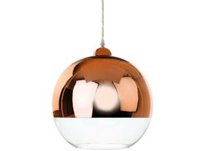 5036797149368 - Firstlight Products - Firstlight Club - 1 Light Globe Deckenanhänger Kupfer und Klarglas E27