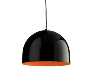 5036797150388 - Firstlight Products - Firstlight House - 1 Light Dome Deckenanhänger Schwarz Orange Innen E27