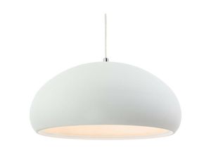 5036797151934 - Firstlight Products - Firstlight Costa - 1 Light Dome Deckenanhänger Rough Sand White E27