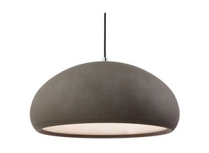 5036797151941 - Firstlight Products - Firstlight Costa - 1 Light Dome Deckenanhänger Rohsandbeton E27