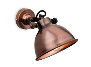 5036797152337 - Firstlight Products - Firstlight Mantis - 1 Licht Innenwandleuchte Antik Kupfer E14