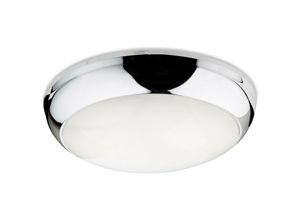 5036797153112 - Firstlight Products - Firstlight Regis - led 1 Light Flush Light Chrom Polycarbonat Opal Diffusor