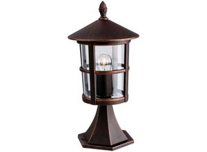 5036797153556 - Firstlight Products - Firstlight Stratford - 1 leichte Außenlaterne Säule Bronze IP44 E27