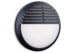 5036797153679 - Firstlight Products - Firstlight Luca Outdoor Integrierte LED-Schotts Rund Schwarz IP65