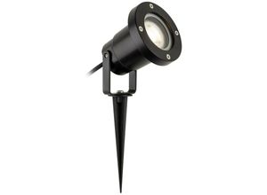 5036797153716 - Firstlight Products - Firstlight Monza Outdoor Wand & Spike Light Schwarz IP54 GU10