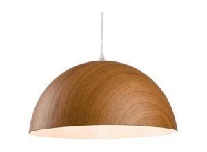 5036797155857 - Firstlight Products - Firstlight Forest - 1 Light Dome Deckenanhänger Brown Wood E27