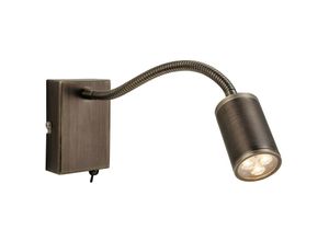 5036797157035 - Firstlight Products - Firstlight Orion - led 3 Light Flexi Innenwandstrahler (geschaltet) Bronze