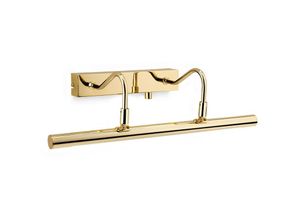 5036797159053 - Firstlight Products - Firstlight - led 1 Licht Bild Wandleuchte c w Dimmer Schalter Messing poliert