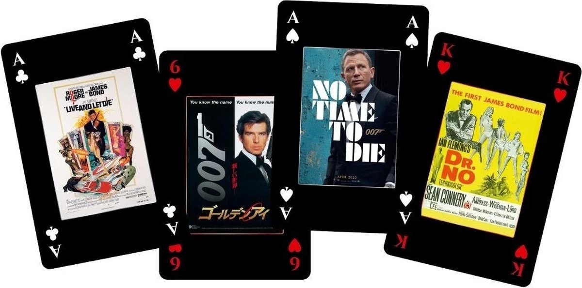 5036905039642 - Winning Moves - James Bond 007 Waddingtons Number Spielkarten - Spielkarten