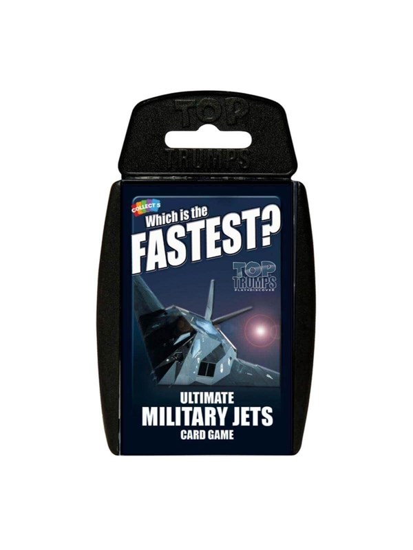 5036905044387 - Ultimate Military Jets Top Trumps Card Game (English)