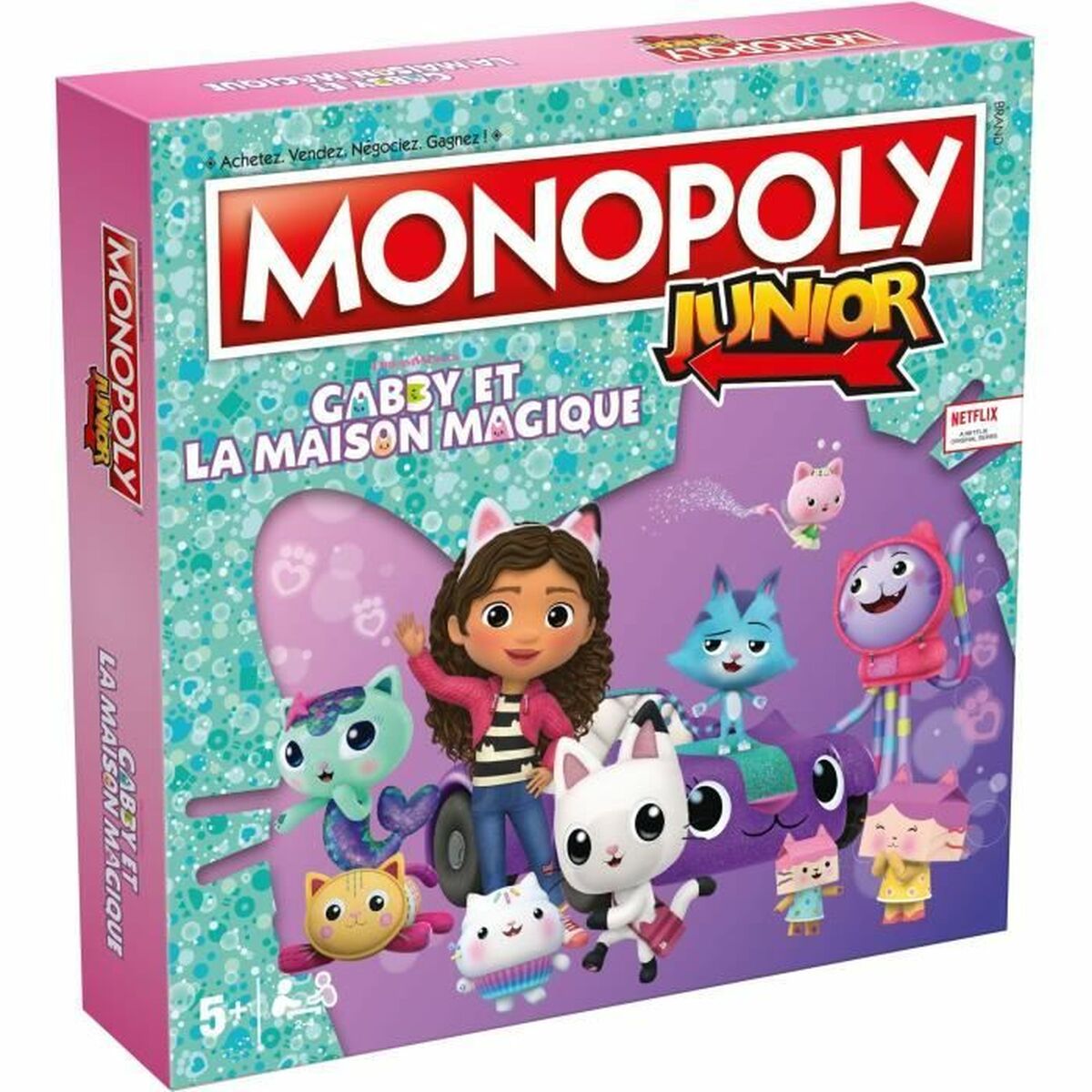 5036905056748 - Brettspiel Sieges Moves Moves Monopoly Junior Gabby und The Magic House