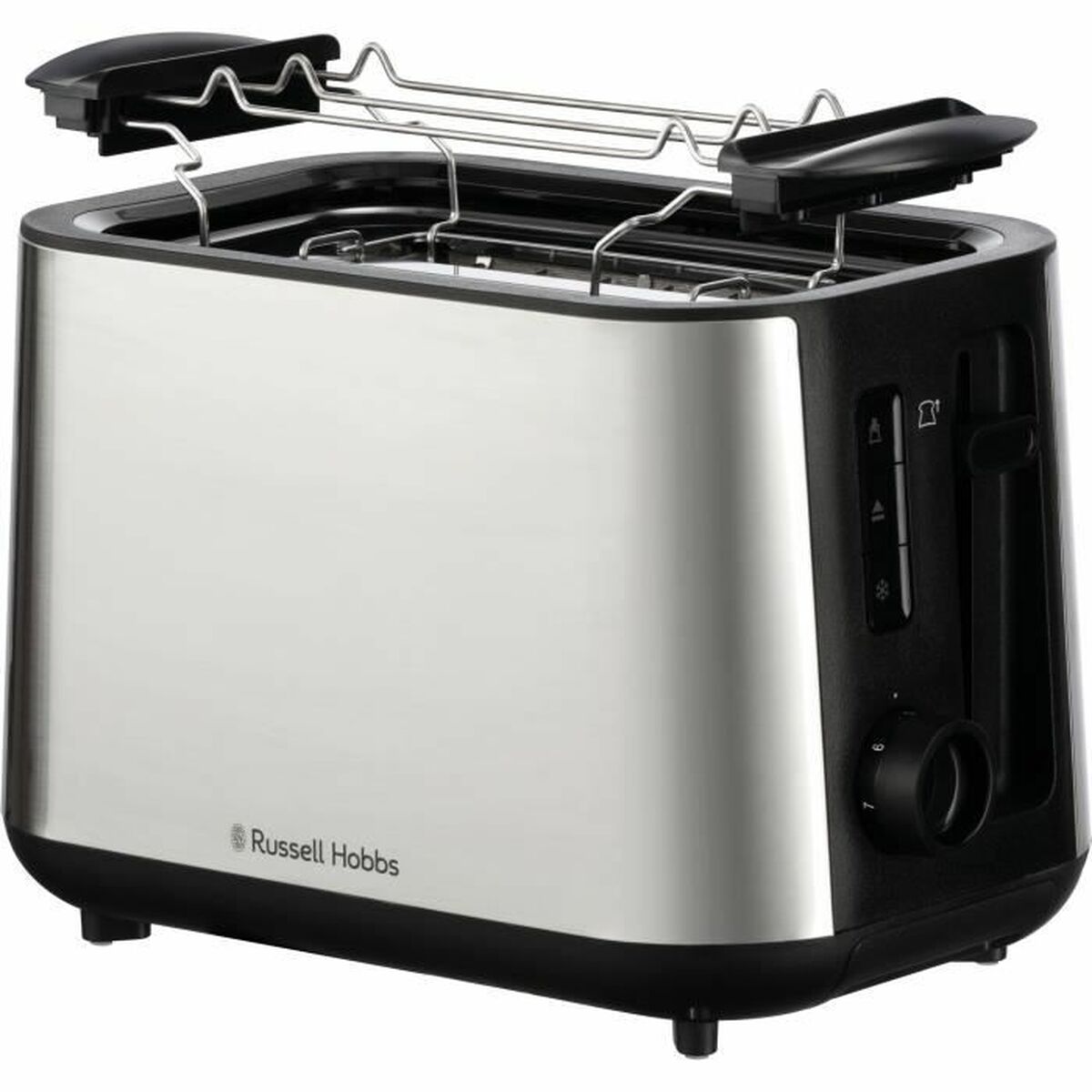 5038061163766 - Toaster Heaton 2Slice - Brushed stainless steel