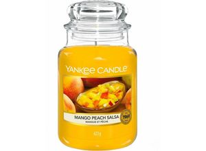 5038580000405 - 623g - Mango Peach Salsa - Housewarmer Duftkerze großes Glas - Yankee Candle