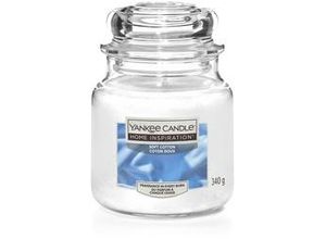 5038581029016 - Yankee Candle Duftkerze Mittleres Glas Soft Cotton 340 g weiß