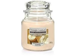 5038581029047 - Yankee Candle Duftkerze Mittleres Glas Vanilla Frosting 340 g creme