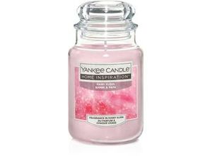 5038581110028 - Yankee Candle Duftkerze Großes Glas Fairy Floss 538 g rosa