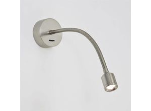 5038856007565 - Astro Lighting - Astro Fosso Switched - led 1 Licht Innenwand geschaltetes Licht Matt Nickel