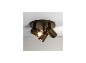5038856061468 - Astro Lighting - Astro Ascoli Triple - 3 Light Triple Round Spotlight Bronze-Effekt GU10 5038856061468 - Astro Lighting - Astro Ascoli Triple - 3 Light Triple Round Spotlight Bronze-Effekt GU10
