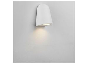 5038856085662 - Astro Lighting - Astro Mast Light - Außen Down Wall Light Strukturiertes Weiß IP54 GU10