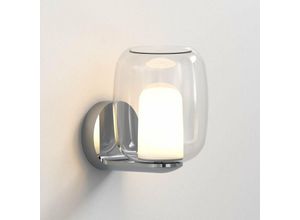 5038856112405 - Astro Lighting - Astro Aquina Badezimmer-Wandleuchte Chrom poliert mit Glasschirm