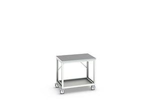 5039350029053 - Mobile Werkbank Bott verso Linoleum-Platte 1 Ablageboden mit Querstrebenset B 1000 x T 800 x H 930 mm RAL 7035 Lichtgrau