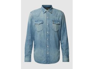 5045019923389 - Regular Fit Jeanshemd mit Brusttaschen Modell ICON