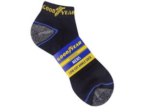 5050217305516 - GOODYEAR 5er Pack Arbeitssocken knöchelhoch Schwarz Grau