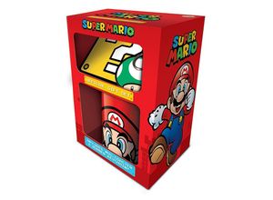 5050293852041 - SUPER MARIO (MARIO) MUG COASTER KEYCHAIN GIFT SET