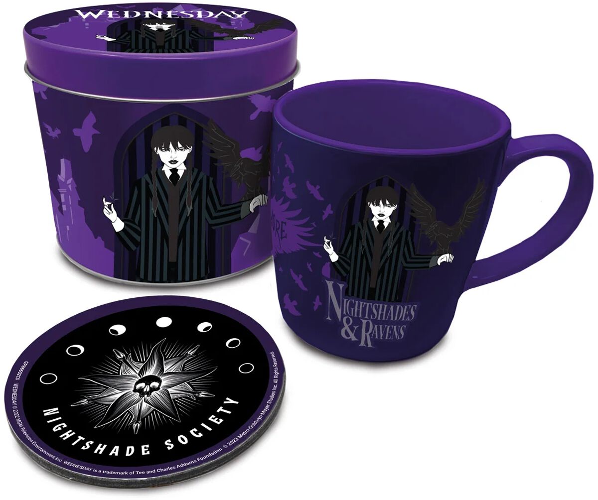 5050293866024 - Nightshades And Ravens - Geschenk-Set Fanpaket lila schwarz