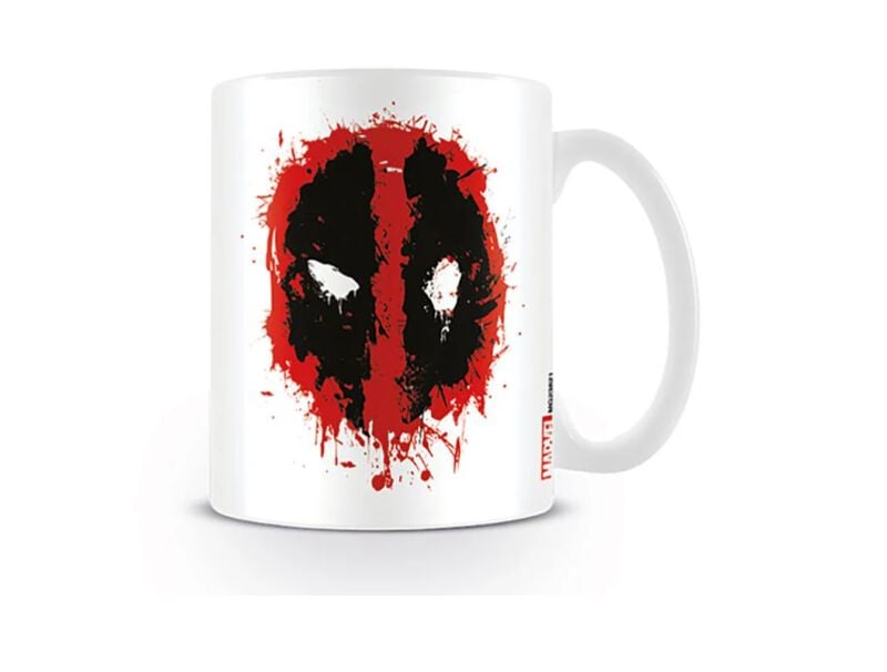 5050574238212 - Splatter Tasse weiß schwarz rot